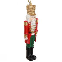 Artikel Nussknacker Weihnachtsanhänger 4er Set Rot Grün Gold Christbaumschmuck H10cm