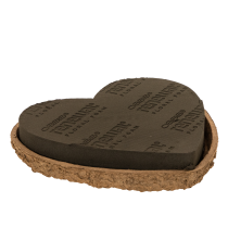 Artikel OASIS® Renewal® Floral Foam Biolit® Steckschaumherzen, 26 × 24 × 5 cm, schwarz, 2 Stück