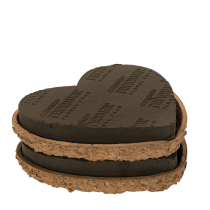 Artikel OASIS® Renewal® Floral Foam Biolit® Steckschaumherzen, 26 × 24 × 5 cm, schwarz, 2 Stück