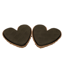 Artikel OASIS® Renewal® Biolit® Blumensteckschaum-Herz, 33 × 33 × 5 cm, schwarz, 2 Stück