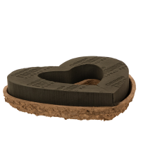 Artikel OASIS® Renewal® Floral Foam Biolit® Herz-Steckschaum, 27 cm, braun, 2 Stück