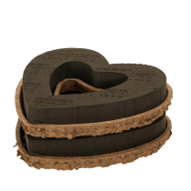 Artikel OASIS® Renewal® Floral Foam Biolit® Herz-Steckschaum, 27 cm, braun, 2 Stück