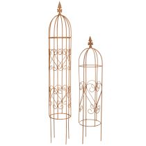 Artikel Metall Rankgitter 108 cm Höhe für Rosen und Kletterpflanzen Außengestaltung Set mit 2St