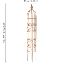 Artikel Metall Rankgitter 108 cm Höhe für Rosen und Kletterpflanzen Außengestaltung Set mit 2St