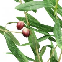 Künstlicher Olivenzweig Deko Zweig mit Oliven 100cm