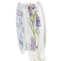 Artikel Organzaband Chiffonband Dekoband Lavendel 40mm 20m