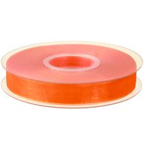 Artikel Organzaband Geschenkband Orange Band Webkante 15mm 50m