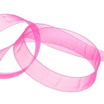Artikel Organzaband Geschenkband Pink Band Webkante 40mm 50m