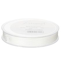Artikel Organzaband mit Streifen Geschenkband Weiß 15mm 20m