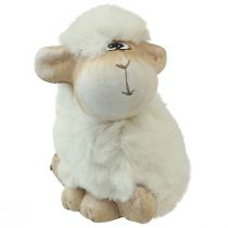 Artikel Osterdeko Schaf Keramik Deko Ostern Creme 9,5×6×9cm 4 St