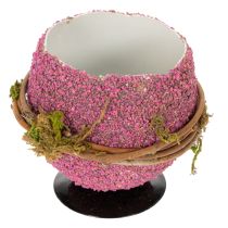 Artikel Frühlings-Osterei zum Bepflanzen mit Mooskranz Ø9cm H8cm 4er-Set