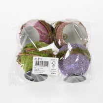 Artikel Frühlings-Osterei zum Bepflanzen mit Mooskranz Ø9cm H8cm 4er-Set