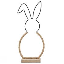 Osterhase Tischdeko Ostern Draht Boho Deko Hase 32cm