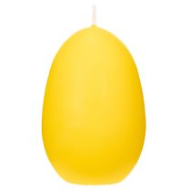 Artikel Osterkerze Ei-Form Gelb 9 cm 20h Brenndauer 6er Pack – Frühlingsdeko