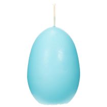 Artikel Blaue Osterei-Kerzen 6er Set, 9 cm, Dekoration für Osterfest