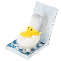 Artikel Dekorationsfigur Chenilleküken in Eierschalen-Badewanne 9cm Innenbereich