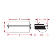 Papier Folien Wand Abroller ZAC 75 cm