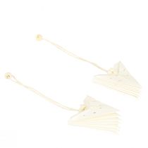 Artikel Papierstern Weihnachtsanhänger Weiß 10cm 8er Set Deko