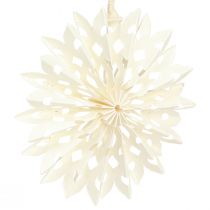 Artikel Papierstern Weiß zum Hängen Ø10cm 6er Set Christbaumschmuck