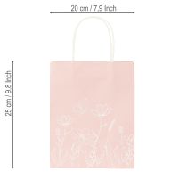 Artikel Geschenktüten aus Papier mit Blumendesign und Tragegriff 20x6x25cm – 6 Stück