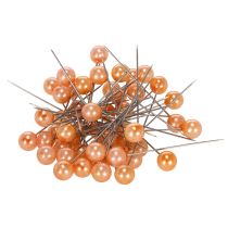Artikel Perlkopfnadeln Orange Ø10mm 60mm