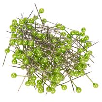 Artikel Perlkopfnadeln Metall Kunststoffkopf Grün Ø4mm 40mm 150 Stück Floristik