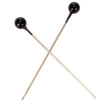 Artikel Perlkopfnadeln Schwarz Metall Kunststoff Ø4mm 40mm 150 Stück