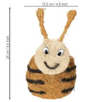 Artikel Bienenfigur aus Naturmaterialien 24cm - Nachhaltige Deko im 2er-Set