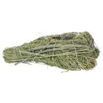 Artikel Deko Herz aus Naturgras mit Folie-Einsatz 14cm, Grün, 2er-Set, Trauerfloristik