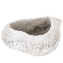 Artikel Dekoschale Herzform Steinguss Grau 19cm
