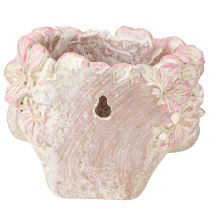 Artikel Pflanzkopf Blumentopf Aufhänger Beton-Look Rosa Vintage Garten Deko