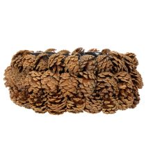 Artikel Runde Pflanzschale aus Tannenzapfen Ø 30 cm, Naturbraun