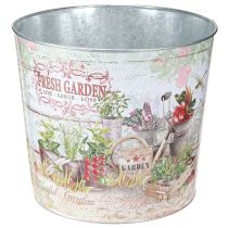 Artikel Pflanzkübel Rund Metall Fresh Garden 21cm dekorativ robust vielseitig