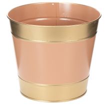 Artikel Pflanzkübel Blumentopf Metall Übertopf Ø17cm H14,5cm 4St