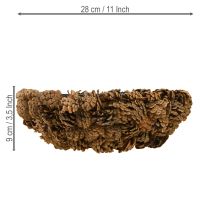 Artikel Pflanzschale aus echten Zapfen mit wasserfester Folie Ø28cm H9cm für natürliche Dekoration