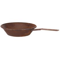 Artikel Pflanzschale Rost Pfanne mit Griff Übertopf Metall Ø31cm