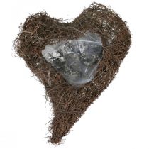 Artikel Pflanzschale Herz Friedhof, Rebenherz zum Bepflanzen 21cm