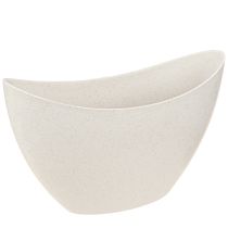 Artikel Pflanzschiffchen Kunststoff Beige 24x10x15cm Dekoration 3St