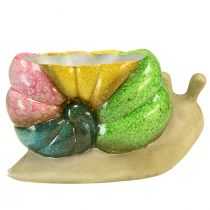 Artikel Deko Schnecke Pflanztopf Keramik Blumentopf Bunt 19×8,5×11cm