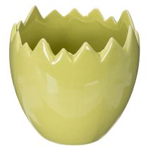 Artikel Keramik-Blumentöpfe im Osterei-Design für Frühlings- und Osterdekoration 10x10cm 3er-Set