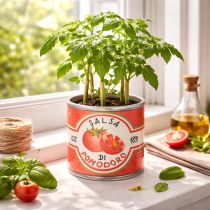 Artikel Keramik Pflanzgefäße Tomatendesign Set, 3 Größen, Dekorative Übertopfe, Rot für Küche und Wohnzimmer