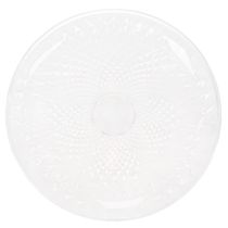 Artikel Deko Teller transparent rund Schale mit Fuß Ø32cm Kunststoff