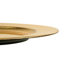 Artikel Plastikteller Gold Ø17cm 10St