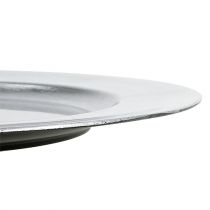 Artikel Plastikteller Silber Ø17cm 10St