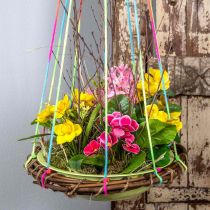 Primeln künstliche Blumen Schlüsselblumen Pink H25cm