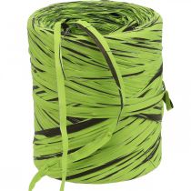 Raffia-Band Grün, Braun, Poly Raffiabast 200m