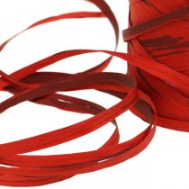 Raffia Band Rot Bordeaux Geschenkband Bastband Dekoband 200m