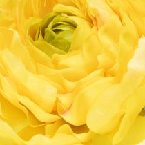 Artikel Künstliche Ranunkel Dekoblume 51cm in Gelb Grün Detailgetreu Pflegeleicht 3er Set