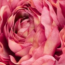 Artikel Künstlicher Ranunkel-Blütenbund in Rosa-Grün 51 cm – Dekoration 3er Set