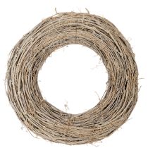 Artikel Dekokranz Rattan weiß gewaschen 50cm für kreatives Gestalten